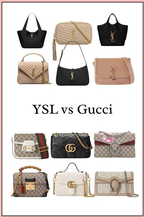 gucci vs ysl bags|ysl vs gucci handbags.